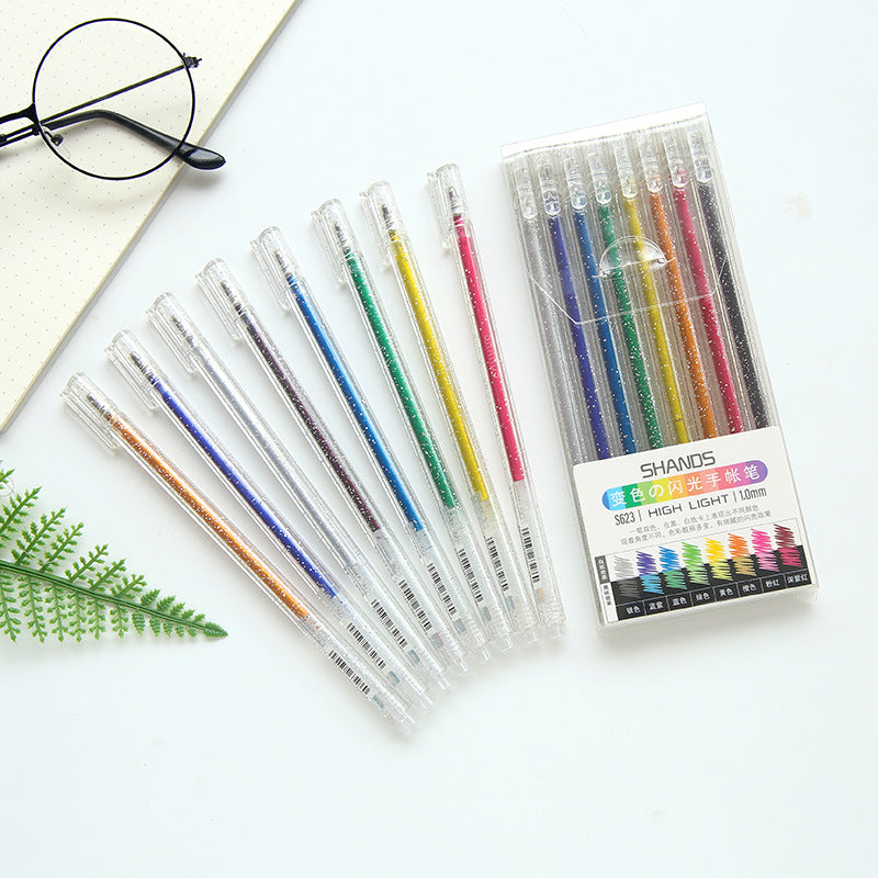 Stylo de compte à main à changement de couleur