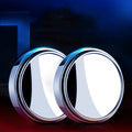 Rétroviseur miroir voiture petit rond miroir 360 degrés réglable aveugle Spot miroir miroir Auxi