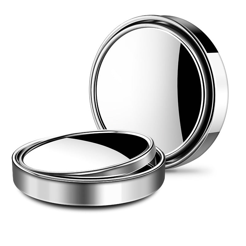 Rétroviseur miroir voiture petit rond miroir 360 degrés réglable aveugle Spot miroir miroir Auxi
