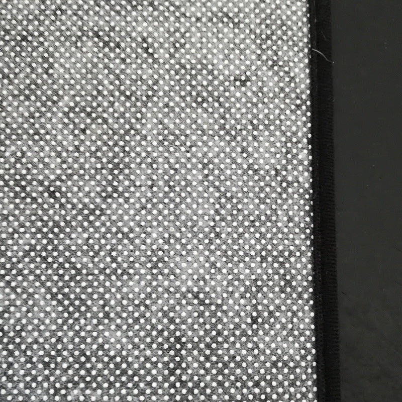 Au nom du style chinois Abstract Cement encre grise et laver court cristal Velvet Bedr