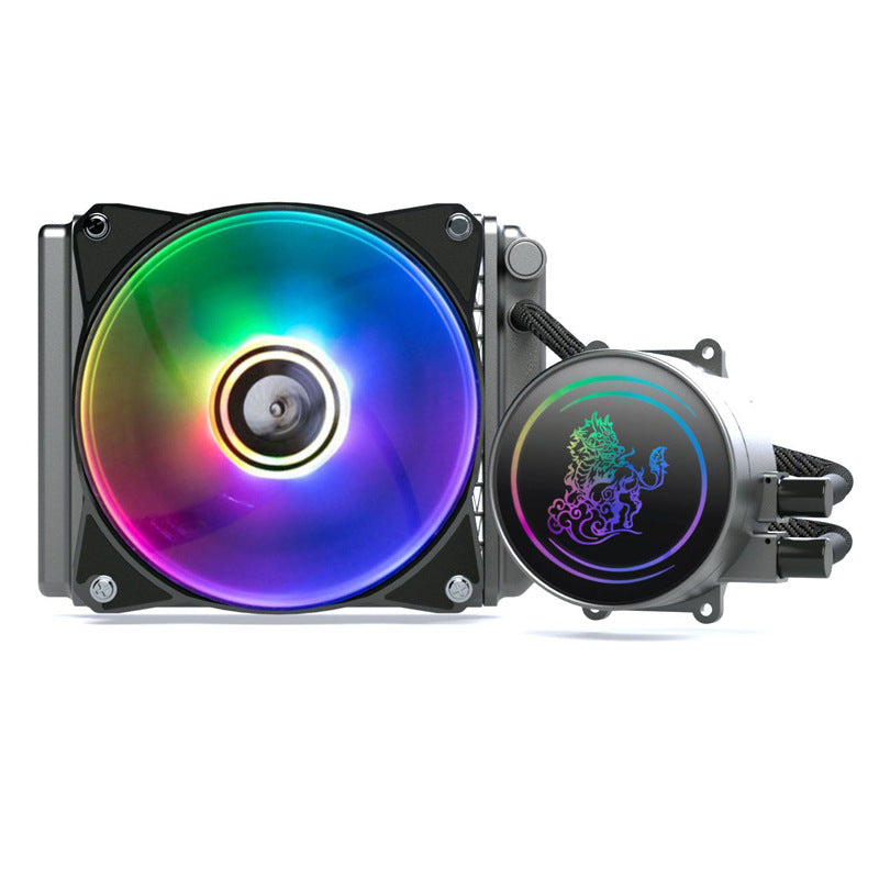 Kirin ordinateur processeur de refroidissement de l'eau radiateur ARGB ventilateur 2
