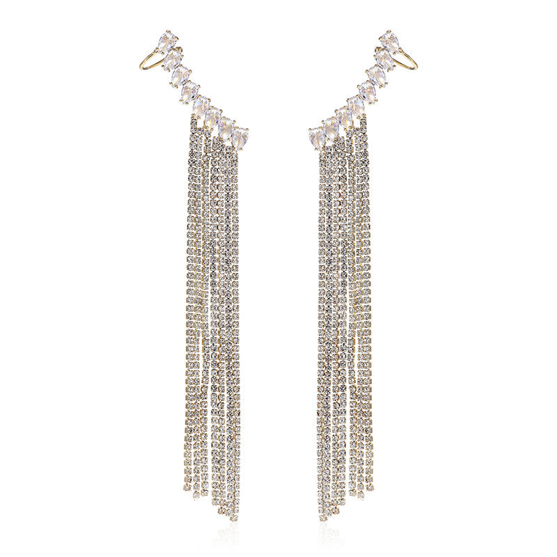 Boucles d'oreilles Zircon Boucles d'oreilles exagérées