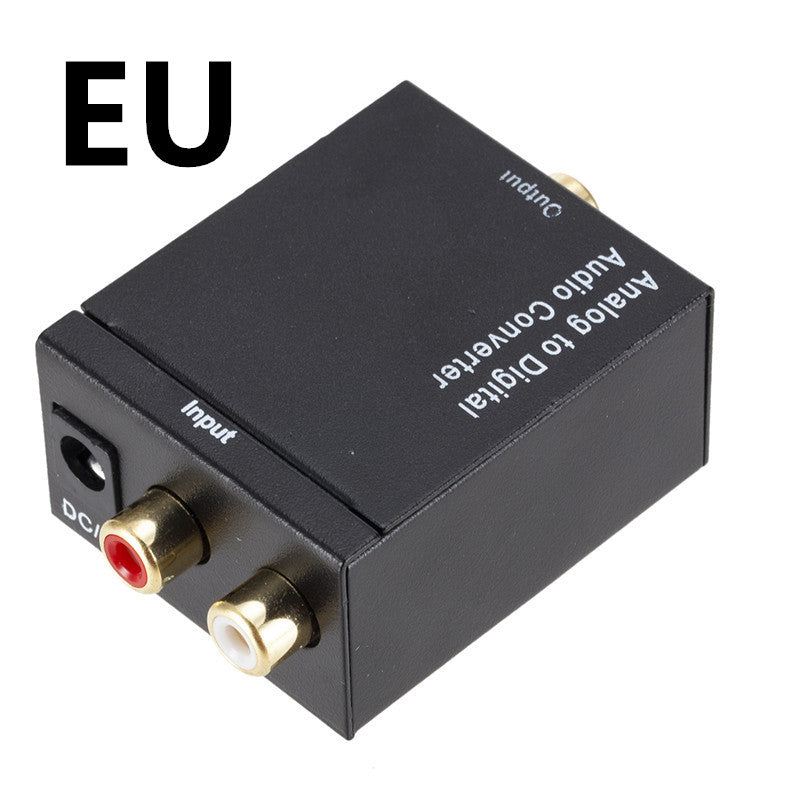 Analog to Digital Audio Converter Fibre Optic avec haut-parleur TV