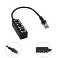 Câble Ethernet Splitter Rj45 Câble d'extension d'un seul point