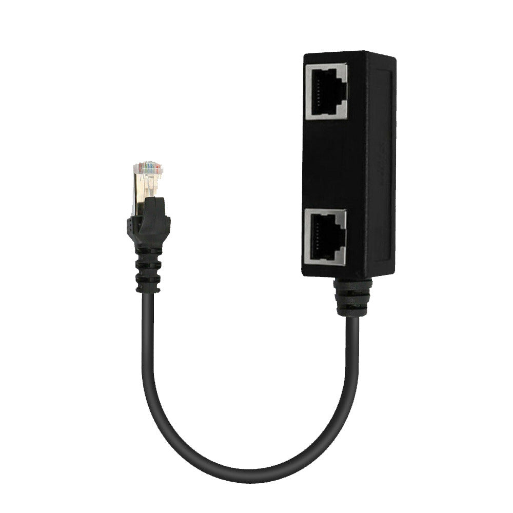 Câble Ethernet Splitter Rj45 Câble d'extension d'un seul point