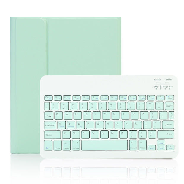 Couleur plat Bluetooth porte-clés en cuir Case stylo Fente
