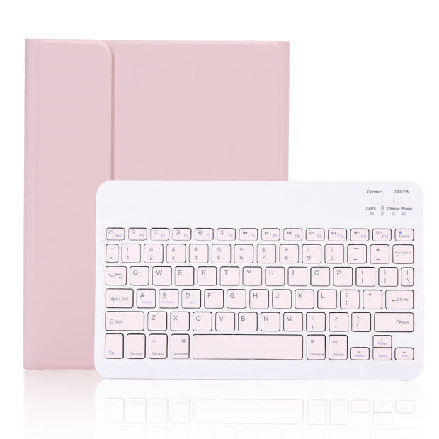 Couleur plat Bluetooth porte-clés en cuir Case stylo Fente