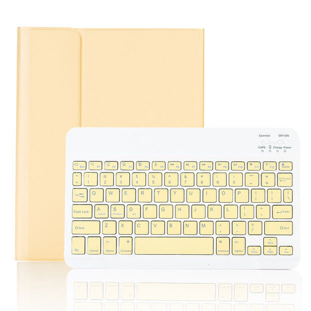 Couleur plat Bluetooth porte-clés en cuir Case stylo Fente