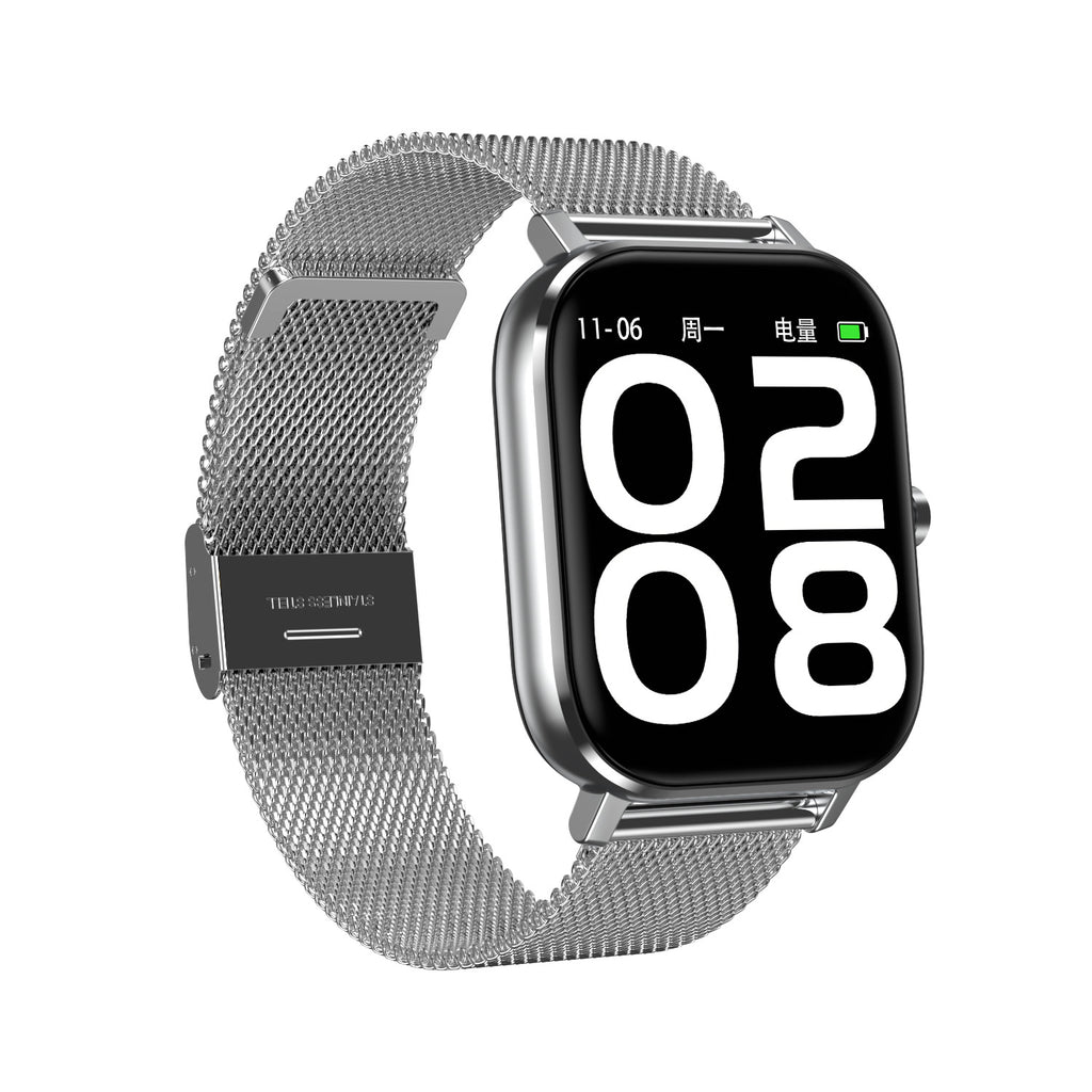 Bracelet intelligent Fréquence cardiaque Ecg Pression artérielle Blood Oxygène Music Control Télécommande