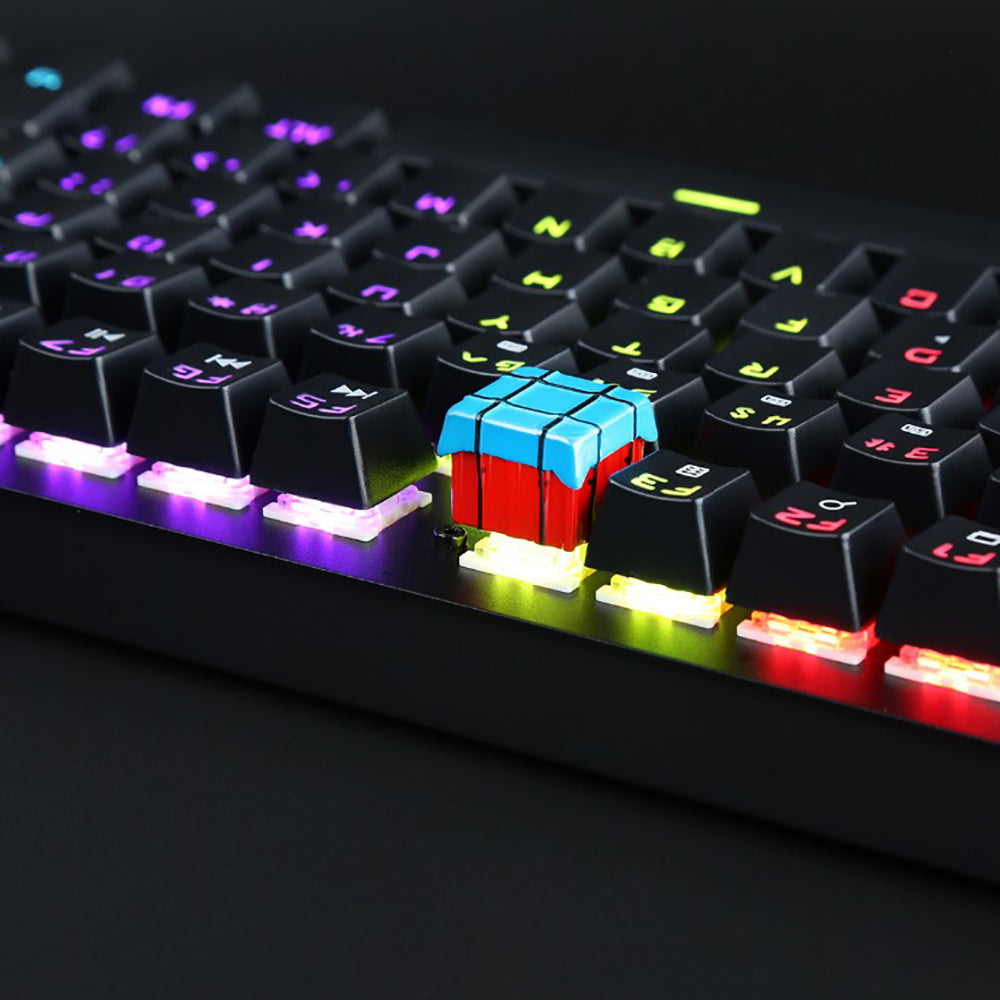Clavier mécanique personnalisé simple ESC Keycap 104 Couleur clé ABS Metal Chicken Game Ke
