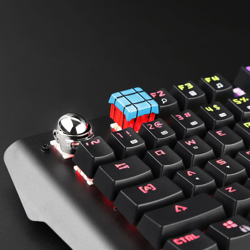 Clavier mécanique personnalisé simple ESC Keycap 104 Couleur clé ABS Metal Chicken Game Ke