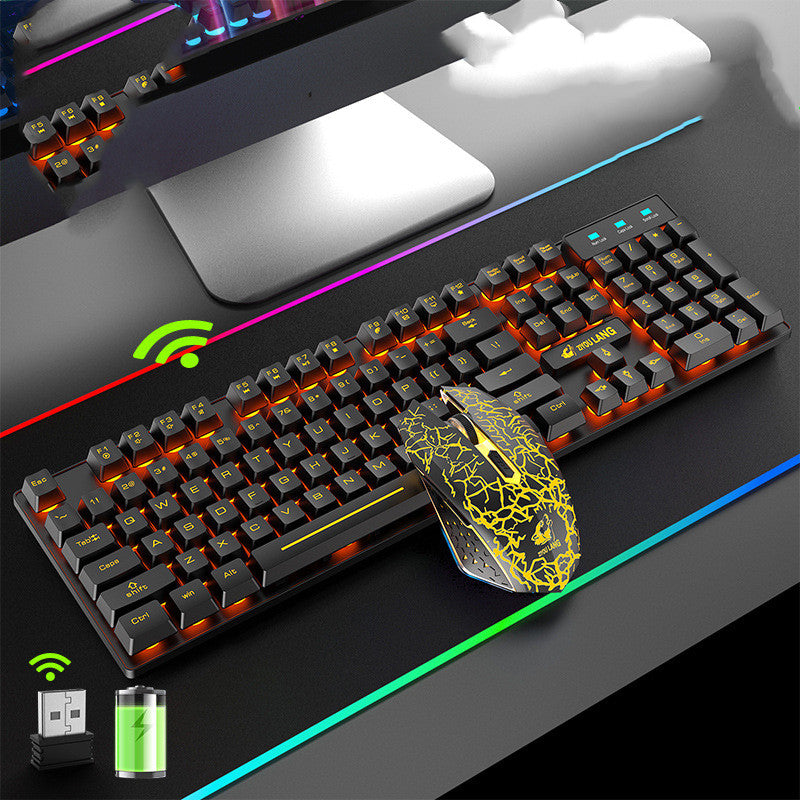 Rechargeable Wireless Keyboard Trackball