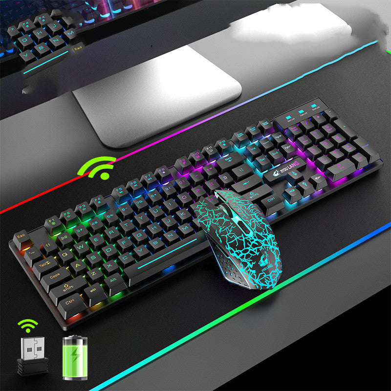 Rechargeable Wireless Keyboard Trackball