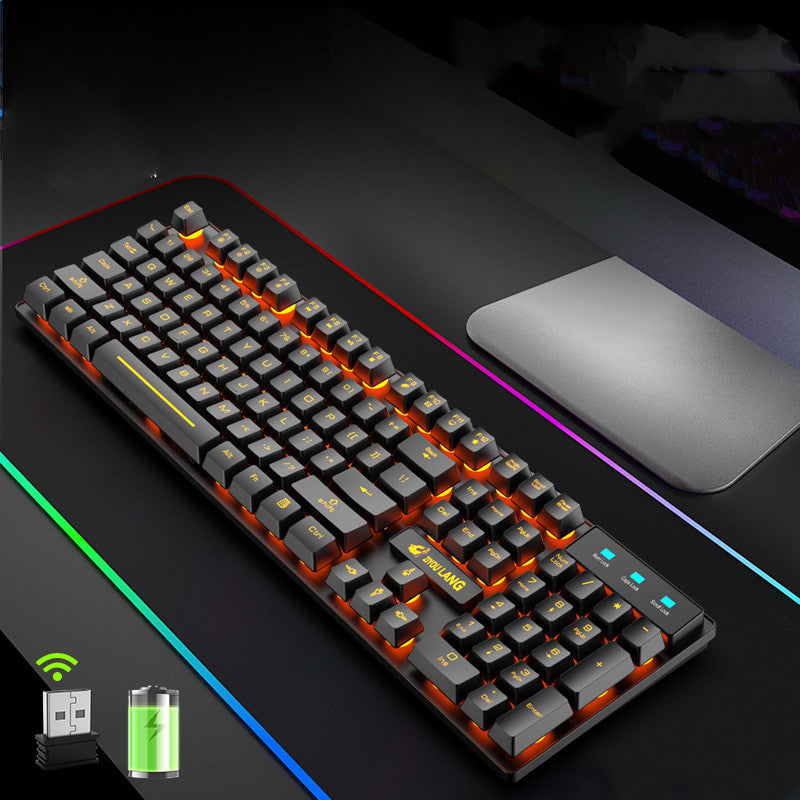 Rechargeable Wireless Keyboard Trackball