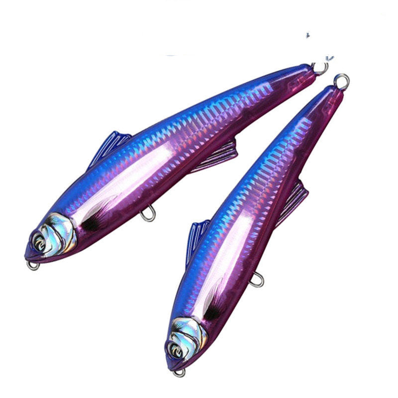 Bâton plat Deep Sea Eau flottante longue distance Big Pencil Wave Escalade Route Sub Bait Tro