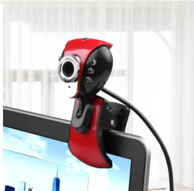 Caméra d'ordinateur USB HD avec lumière 1080P conférence vidéo réseau Live Webca