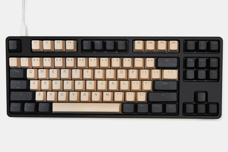 Clavier mécanique translucide moulé à deux couleurs personnalisé Diy Chara
