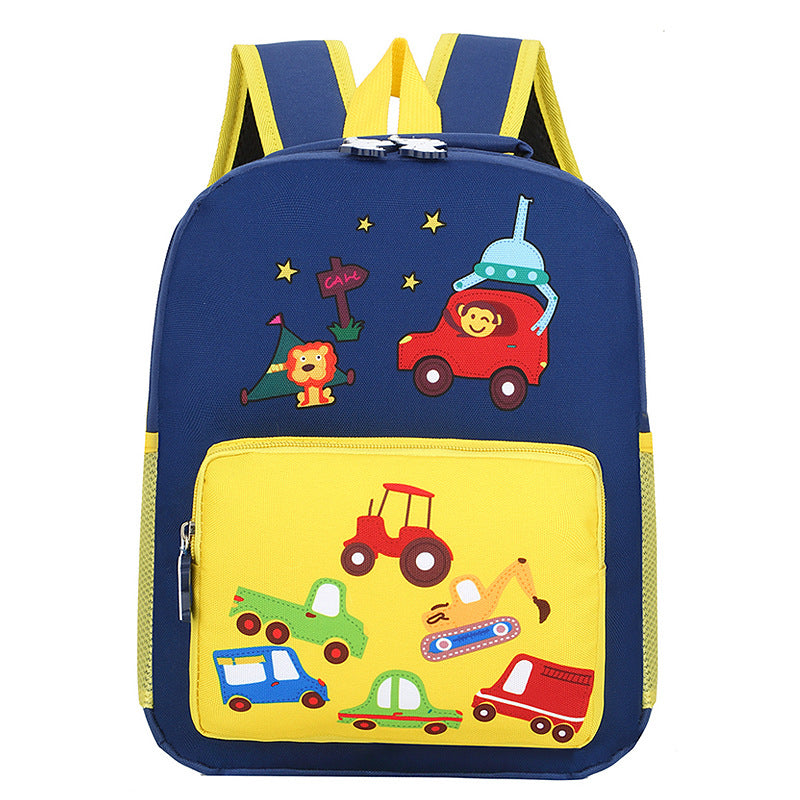 Jardin d'enfants Sac à dos Cartoon mignon enfants sortir pour réduire le fardeau de sac à dos Nylon