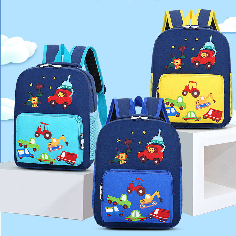 Jardin d'enfants Sac à dos Cartoon mignon enfants sortir pour réduire le fardeau de sac à dos Nylon