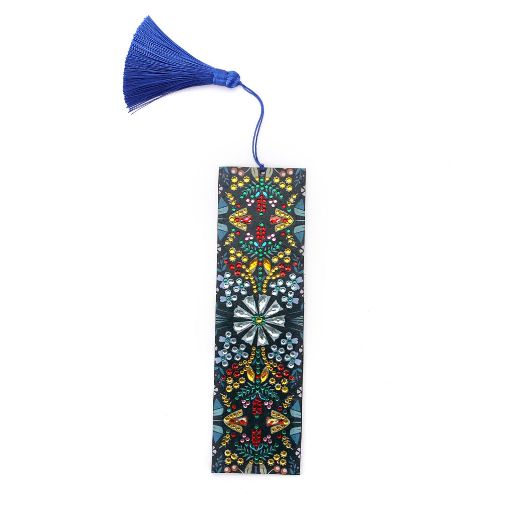 Diamant spécial en forme de diamant rond diamant signet diamant brodé Mandala Flower Craft Pai