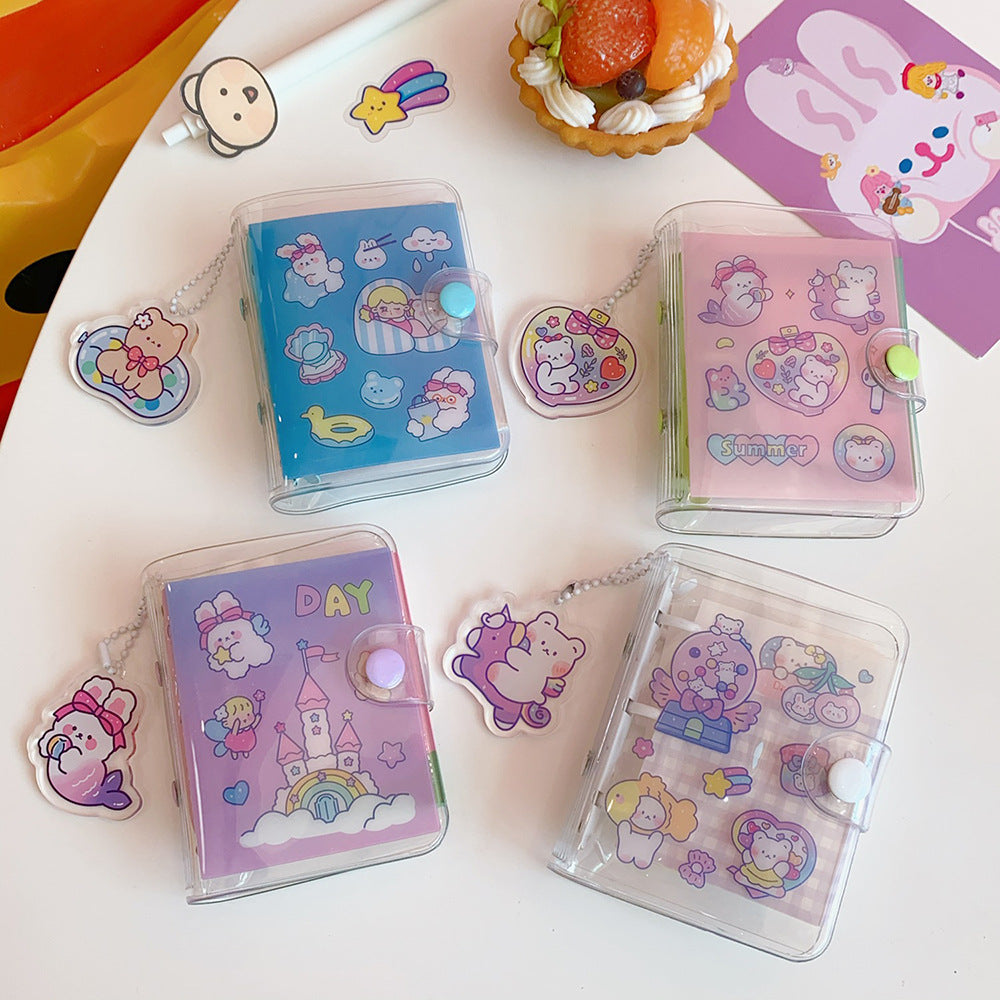 Ledger main mignon fille coeur japonais feuille molle