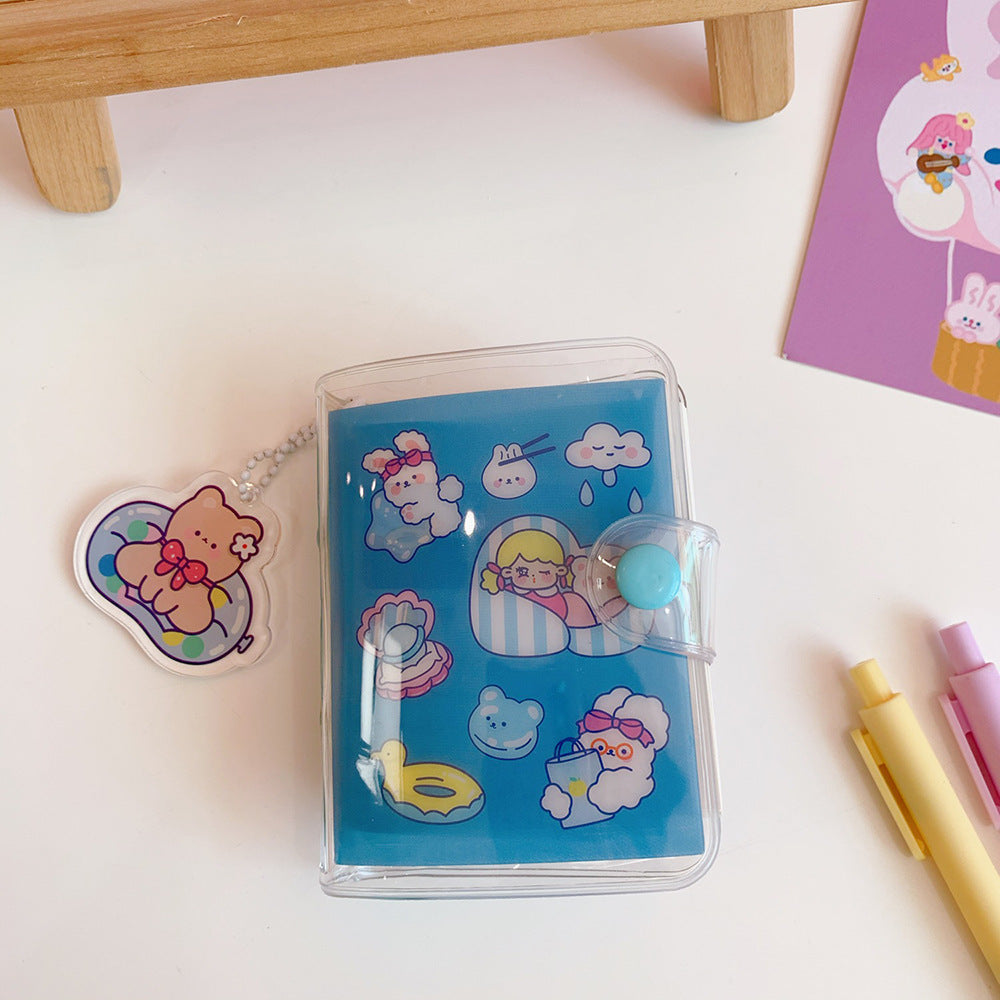 Ledger main mignon fille coeur japonais feuille molle