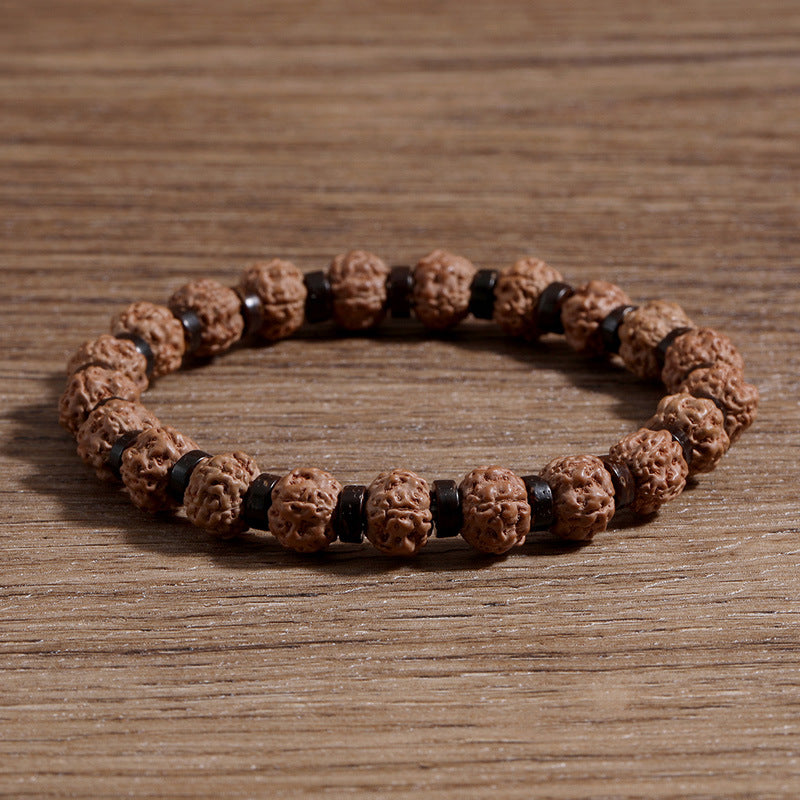 Amazon Produit Européen et américain Style Agate Perle Bracelet Volcanic Stone Prayer Bra