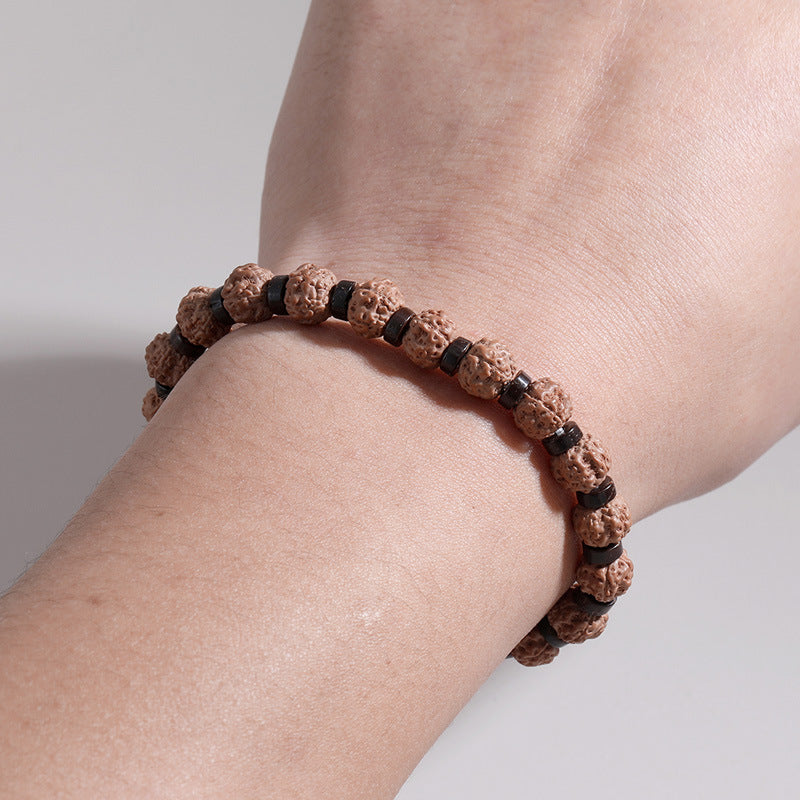Amazon Produit Européen et américain Style Agate Perle Bracelet Volcanic Stone Prayer Bra