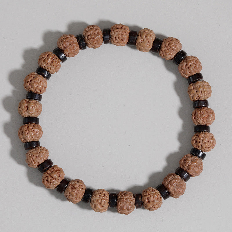 Amazon Produit Européen et américain Style Agate Perle Bracelet Volcanic Stone Prayer Bra