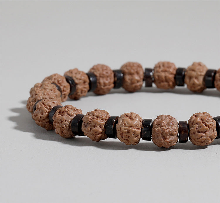 Amazon Produit Européen et américain Style Agate Perle Bracelet Volcanic Stone Prayer Bra