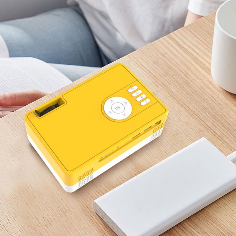 Projecteur intelligent Projecteur HD sans écran Compatible Smart Small Portable Wireless Home