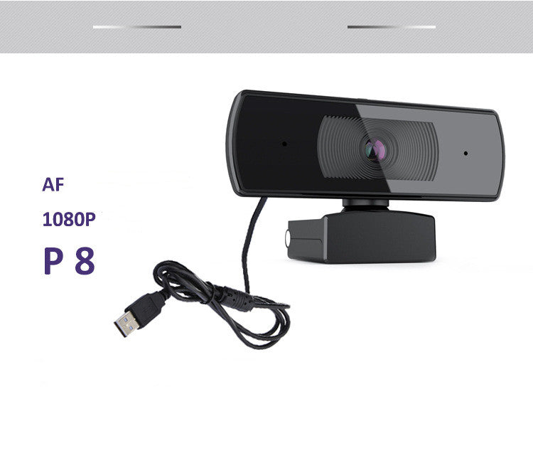 4K HD AF Autofocus Caméra d'ordinateur USB Microphone intégré avec protection de la vie privée