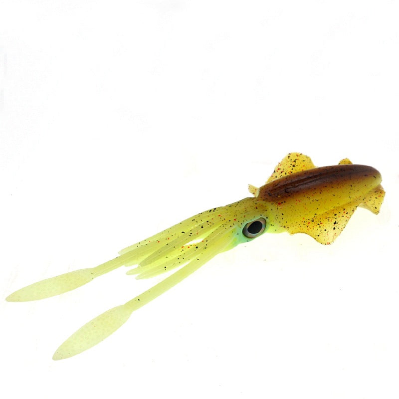 Pâte de calmar 15cm 20g Pêche en mer Bateau Simulation Fausse Pâte Octopus Deep Sea Soft Ba