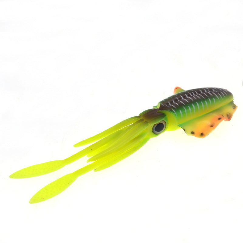 Pâte de calmar 15cm 20g Pêche en mer Bateau Simulation Fausse Pâte Octopus Deep Sea Soft Ba