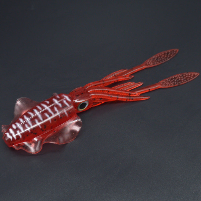 Pâte de calmar 15cm 20g Pêche en mer Bateau Simulation Fausse Pâte Octopus Deep Sea Soft Ba