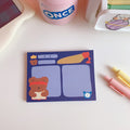 Kawaii Mémo Pads Note Paper Daily pour le faire vérifier