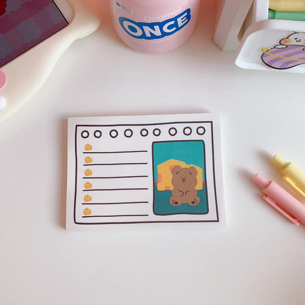 Kawaii Mémo Pads Note Paper Daily pour le faire vérifier