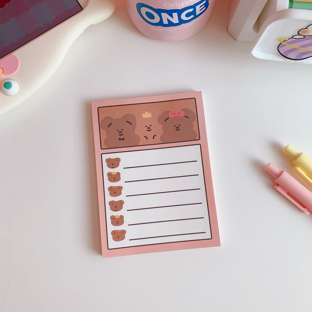 Kawaii Mémo Pads Note Paper Daily pour le faire vérifier