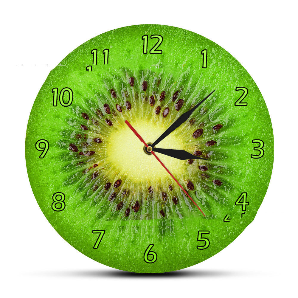 Horloge Murale Green Kiwi Horloge Maison Salon Kitchen Outfit