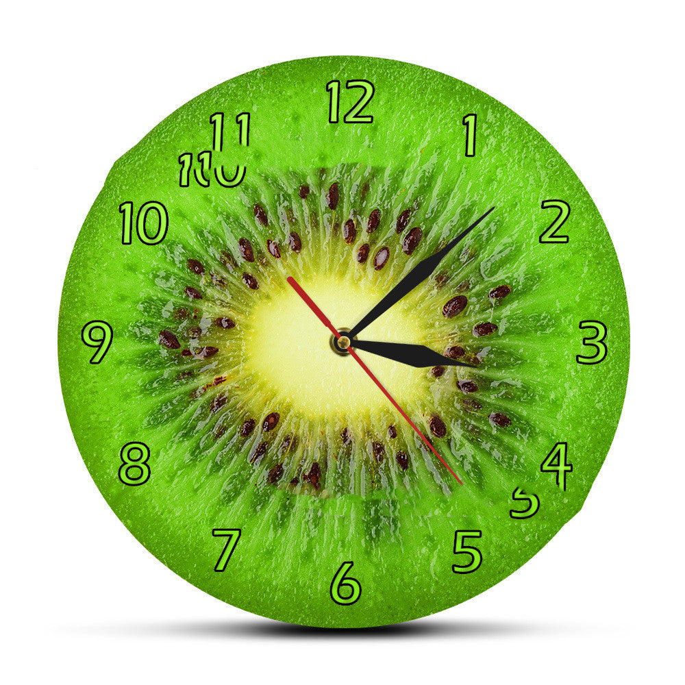 Horloge Murale Green Kiwi Horloge Maison Salon Kitchen Outfit