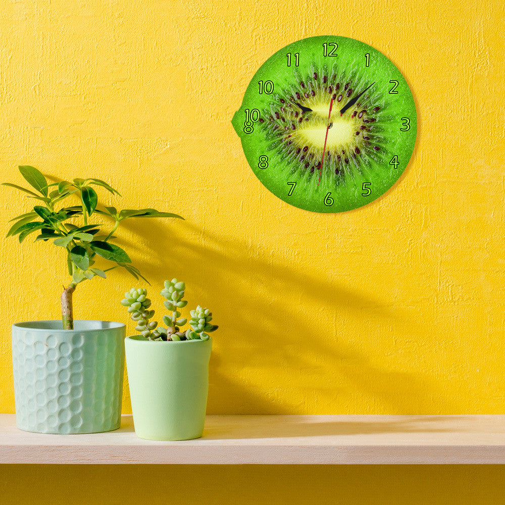 Horloge Murale Green Kiwi Horloge Maison Salon Kitchen Outfit