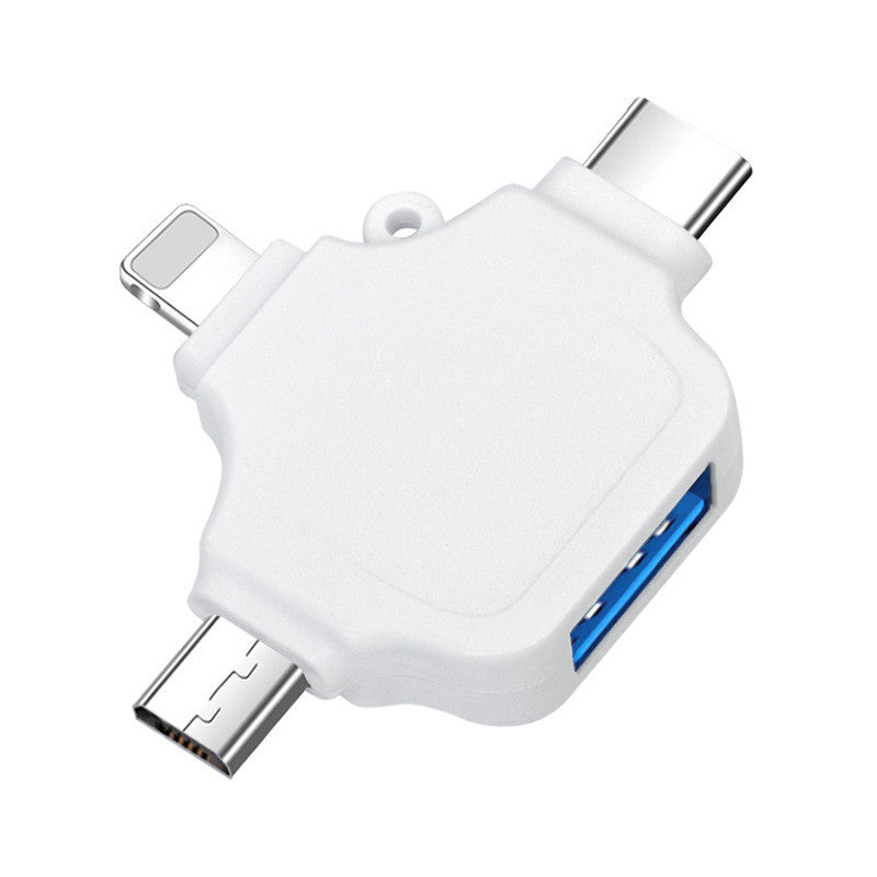 Convient pour Apple type-c Android trois-en-un adaptateur connecteur U disque USB convertisseur