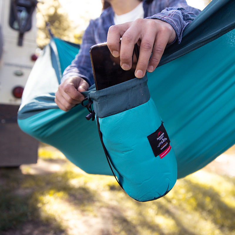 Hamac extérieur balançoire double anti-roulis extérieur Portable Camping Glider