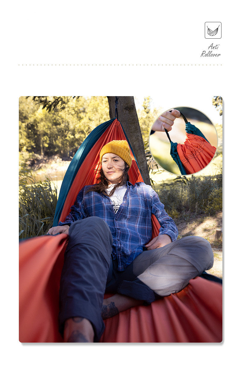 Hamac extérieur balançoire double anti-roulis extérieur Portable Camping Glider