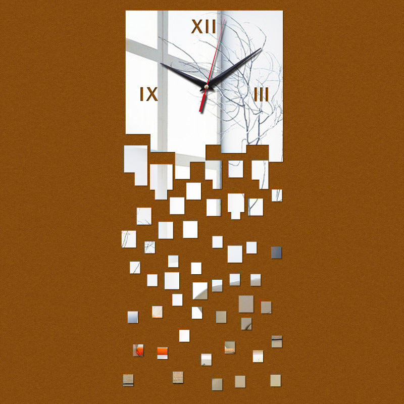 Horloge murale créative de mode bricolage acrylique