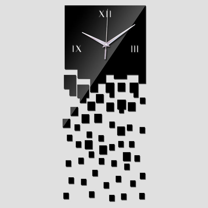 Horloge murale créative de mode bricolage acrylique