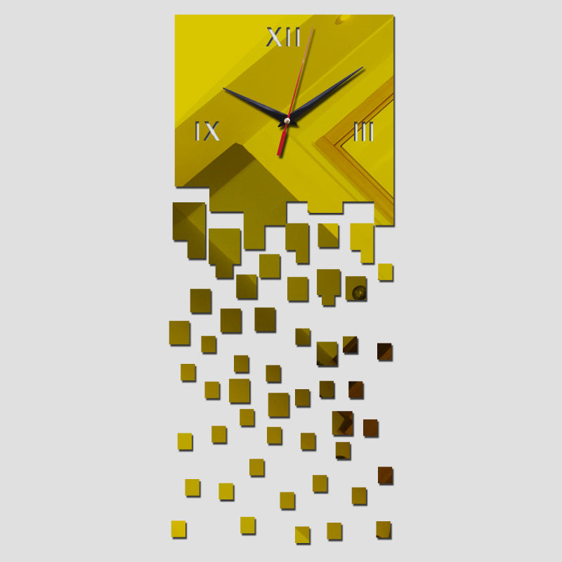 Horloge murale créative de mode bricolage acrylique