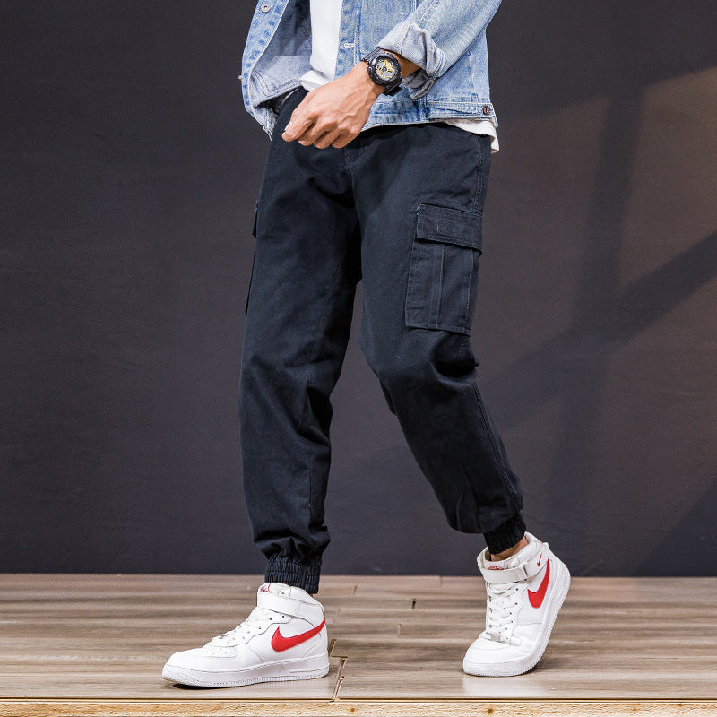 Pantalons de camouflage de printemps pour hommes Version coréenne de la tendance de la chaussure