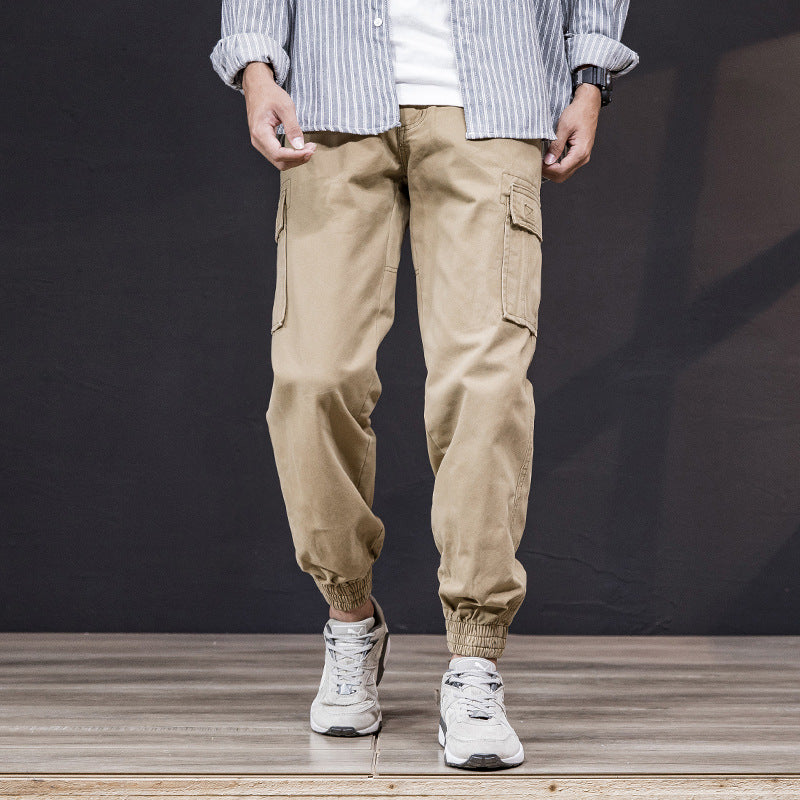 Pantalons de camouflage de printemps pour hommes Version coréenne de la tendance de la chaussure