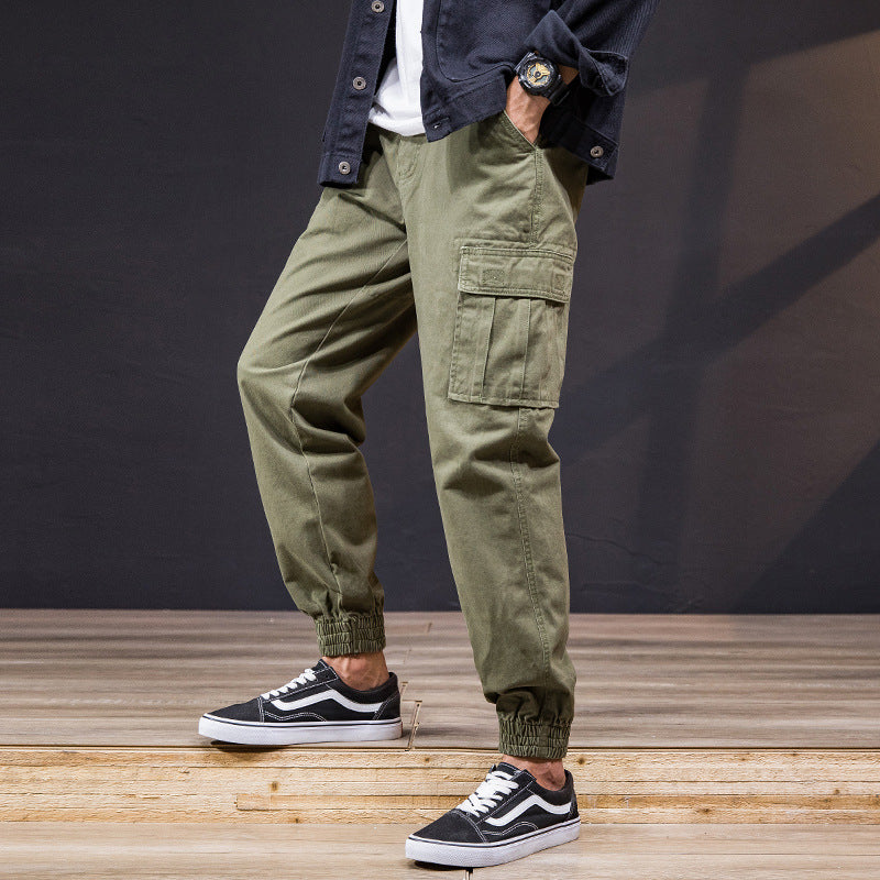 Pantalons de camouflage de printemps pour hommes Version coréenne de la tendance de la chaussure